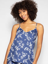 Navy Blue Abstract Printed Lounge Wear.