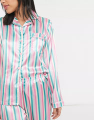 Multi Color Digital Abstract Printed loungewear/Nightsuit For Women With Pants.