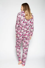 Multi Color Digital Abstract Printed loungewear/Nightsuit For Women With Pants.